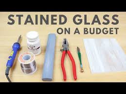 Budget Stained Glass Tools For