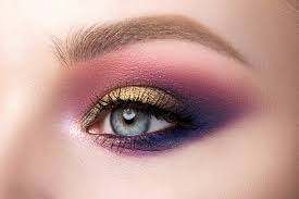 multicolored smokey eyes makeup modern