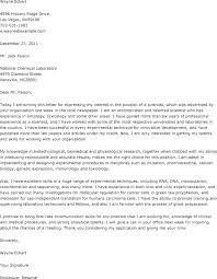 Example Cover Letters For Science Jobs How To Write A