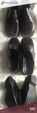 Dansko Burgundy Slip On Leather Shoes Amazing Condition