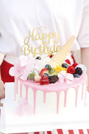 Baby Pink Birthday Cake