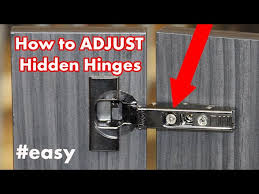 how to adjust kitchen cabinet hinges