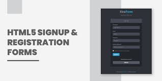 22 html5 signup registration forms