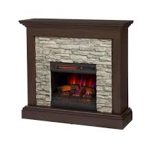 in freestanding electric fireplace