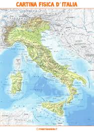 Cartina politica dell'italia da stampare. Cartina Muta Fisica E Politica Dell Italia Da Stampare Pianetabambini It