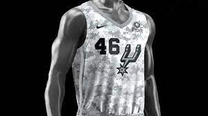 Adidas san antonio spurs replica basketball jersey men's deadstock nba tank vest. Take A Peek At The New Look Spurs Camouflage Jerseys Woai