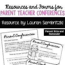 9 Parent Teacher Conference Forms Free Sample Example Format