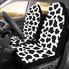 Cow Print Car Seat Covers For Vehicle 2