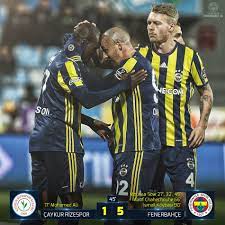 Fenerbahçe - Maç Sonucu | Çaykur Rizespor 1-5 Fenerbahçe. Tebrikler! # Fenerbahçe | Fac