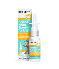 brauer kids saline nasal spray 30ml