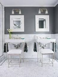Gray Tile Bathroom And Wall Color Ideas