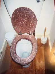 Sparkle Glitter Toilet Seat Bathroom