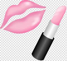 pink lips and lipstick ilration