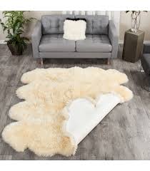 chagne extra large sheepskin rug
