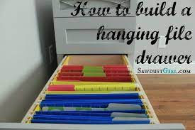 hanging file folder drawer
