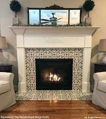 16 what color to paint fireplace tile