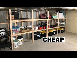 Diy Basement Storage Shelves Easy