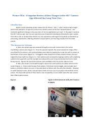 This is a sample reflection paper which shows how to right a reflection paper. Sample Reflection Paper 1 Pdf Picture This A Snapshot Review Of How Changes In The Ios 7 Camera App Affected One Long Time User Introduction Apples Course Hero