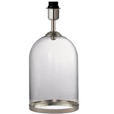 clear glass table lamp base 94367