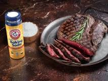 Will baking soda tenderize cooked beef?