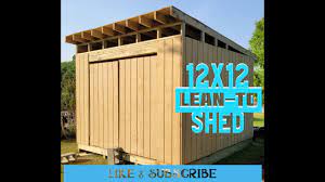 12x12 lean to shed quick view diy
