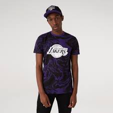 You'll receive email and feed alerts when new items arrive. La Lakers Oil Slick Print Purple T Shirt New Era Cap