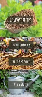 A Compost Recipe To Demystify Composting Garden Therapy