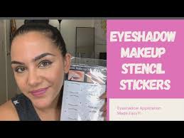 eyeshadow stencil stickers eyeshadow