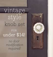 a vintage glass doorknob diy for under