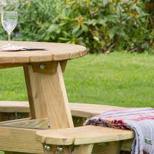 Small Round Picnic Table Spirit Of Wood