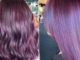 chocolate lilac hair color is trending