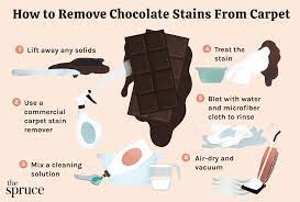 how to remove chocolate stains from carpet