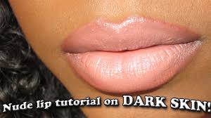 how to apply lipstick on dark skin