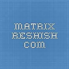reshish matrix calculator no dairy