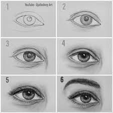 Most beginners immediately attempt to draw eyes, and when they don't get it perfectly the first time, they get discouraged. Easy Way To Draw Realistic Eyes Step By Step Https Youtu Be Anwmmprnkla Google S Pencil Drawings For Beginners Eye Drawing Tutorials Realistic Eye Drawing