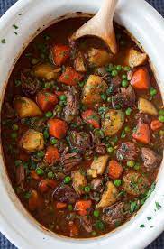 slow cooker beef stew cooking cly