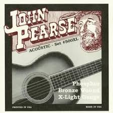 John Pearse 500xl Phosphor Bronze Extra Light Acoustic Guitar Strings Elderly Instruments
