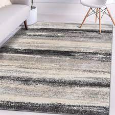 modern abstract polypropylene area rug
