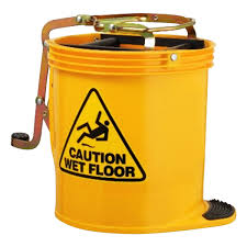 contractor roller wringer mop bucket in