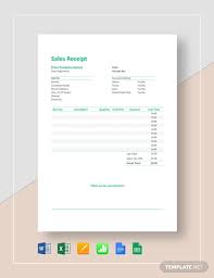 Free 12 Sales Receipt Examples Samples In Google Docs