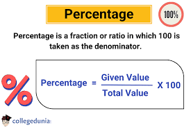percene formula how to calculate