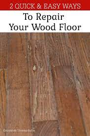 Repair Damaged Spots On A Wood Floor
