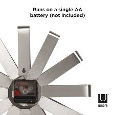 Umbra 12 In X 12 In Round Wall Clock