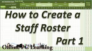 roster tutorial