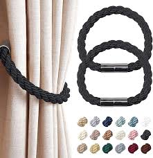 2 pack strong magnetic curtain tiebacks