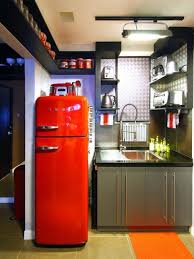 The use of bold colors made this kitchen way too cool to even cook in it! 25 Modern Kitchen Design Ideas Making Statements Colorful Retro Fridges