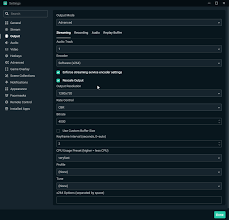 settings for streamlabs desktop