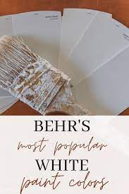 Behr S Most Popular White Paint Colors