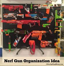 He loves his nerf guns. Nerf Gun Organization Idea Stockpiling Moms
