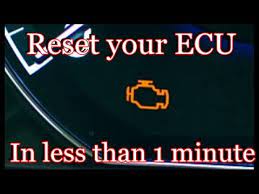 how to reset your ecu in less than 1
